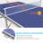 Mid-Size Table Tennis Table Foldable & Portable Ping Pong Table Set for Indoor & Outdoor Games with Net