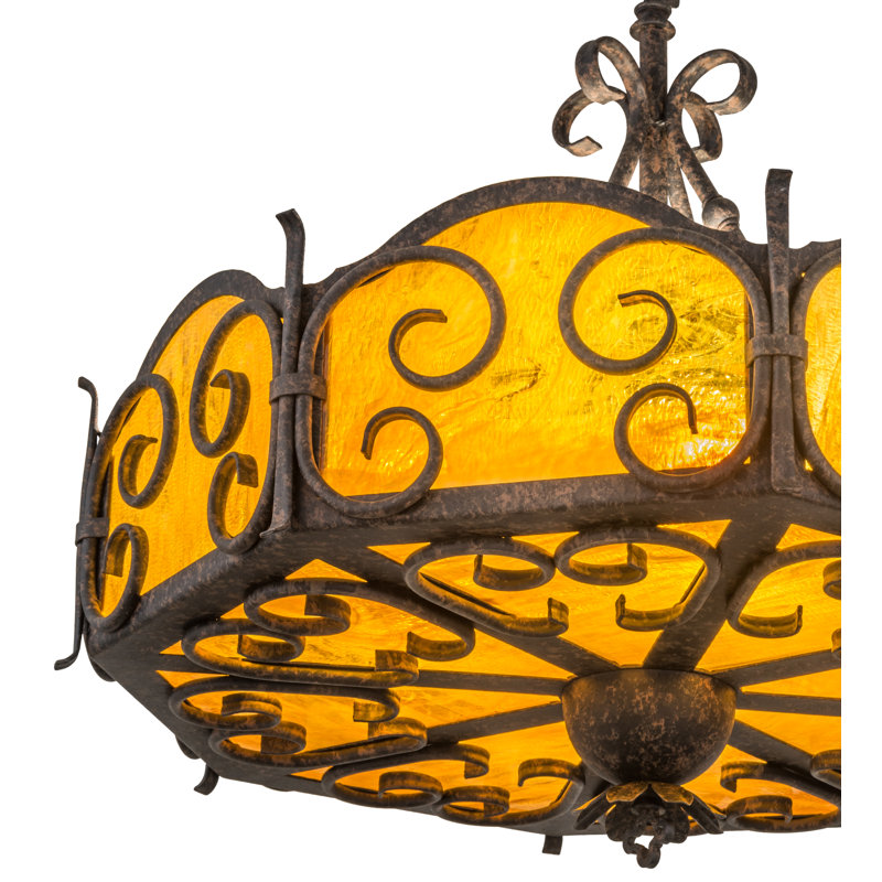 Lustre géométrique à un état/unique 4 lumières Beckles