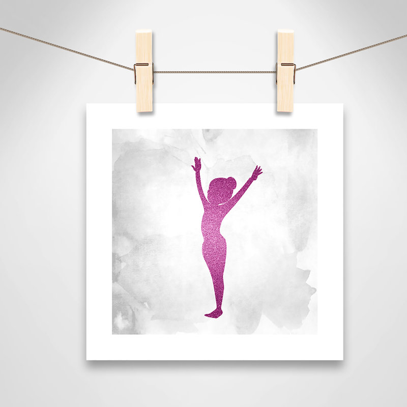 Gymnastique 2, H 10 po x l 10 po x P 1 po, Papier