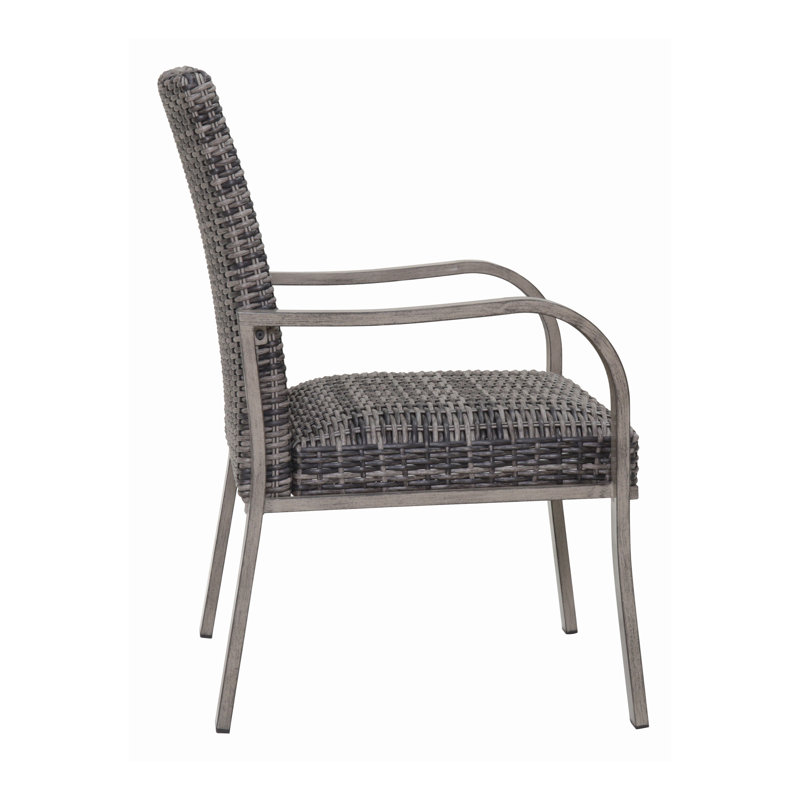 Ensemble de 2 chaises d'extérieur résistantes aux intempéries, ensemble de 2 chaises d'extérieur en osier