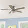 52" Mill Valley 5 - Blade Outdoor Standard Ceiling Fan with Pull Chain and Light Kit Included