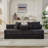 Chenille Convertible Sofa Bed: Foldable Mattress Couch, Floor Lounge, Armrest Support-299494759