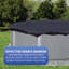 Couverture hivernale de piscine ovale 8 ans-9055516
