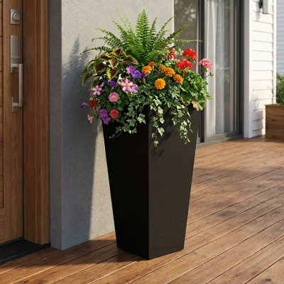 Jardinières en métal pour plantes d'extérieur