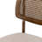 20'' H Upholstered Oak Side Chair