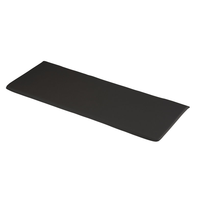 Bench Cushion, Black, 116cm W x 46cm D