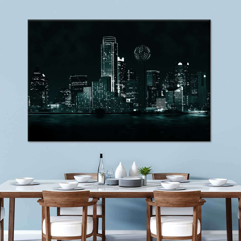 Dallas, impression sur toile, H 32 po x l 48 po x P 1,25 po