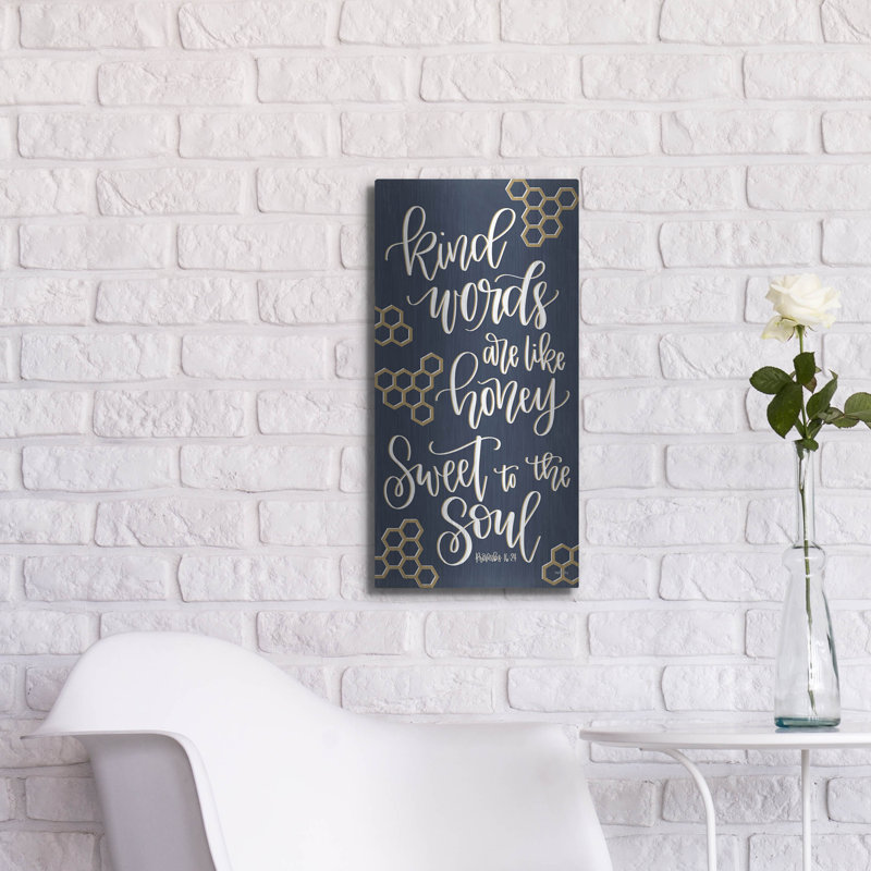 «Kind Words» par Imparfect Dust, H 24 po x l 12 po