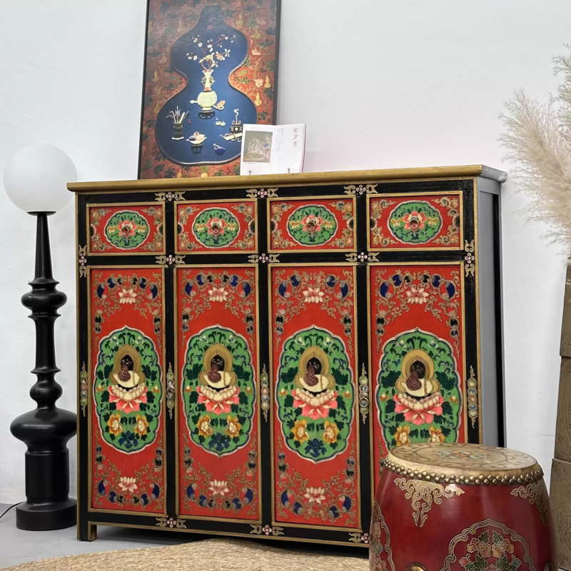 Buffet multifonctionnel peint