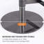 Tabouret de bar pivotant à 360 °-1335621823
