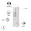 Ensemble de meuble-lavabo double 64 "avec miroir Edion-1115722274