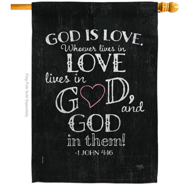 Double Sided 40'' H x 28'' W Polyester House Flag