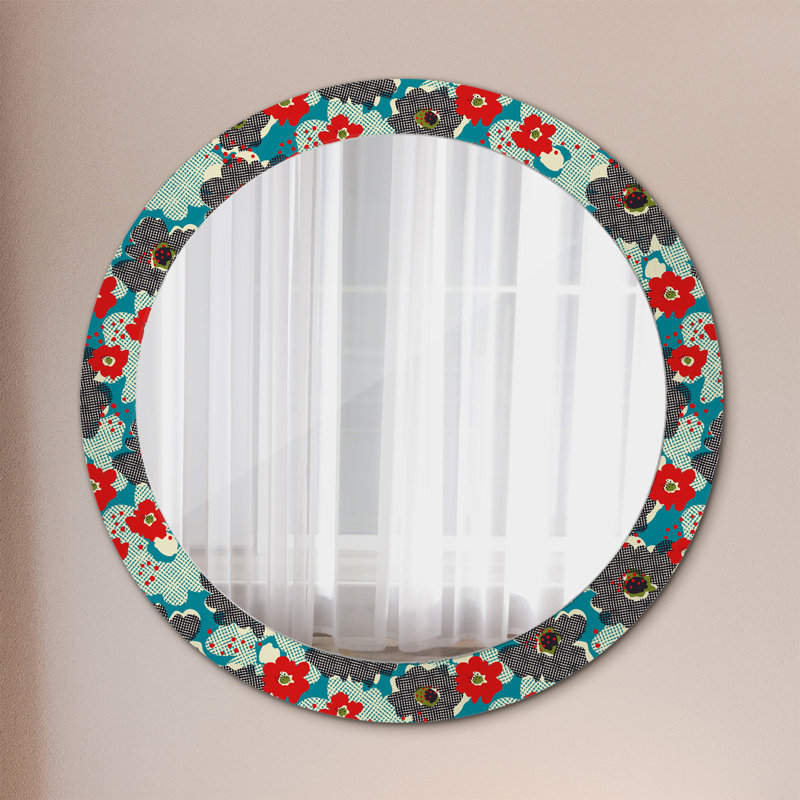 Huldar Glass Flat Wall Mirror