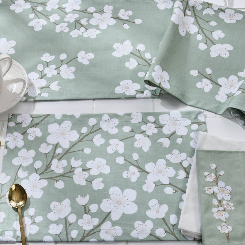 Cherry Blossom Table Runner, 72" L x 15" W