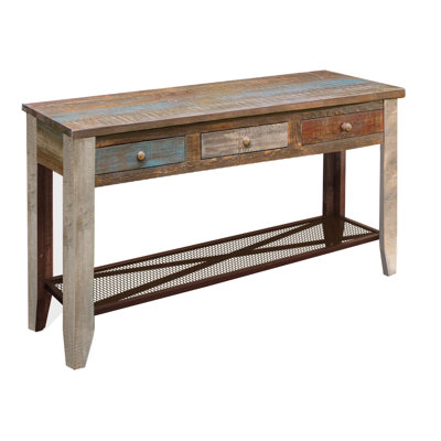Table de canapé avec 3 tiroirs Dobby
