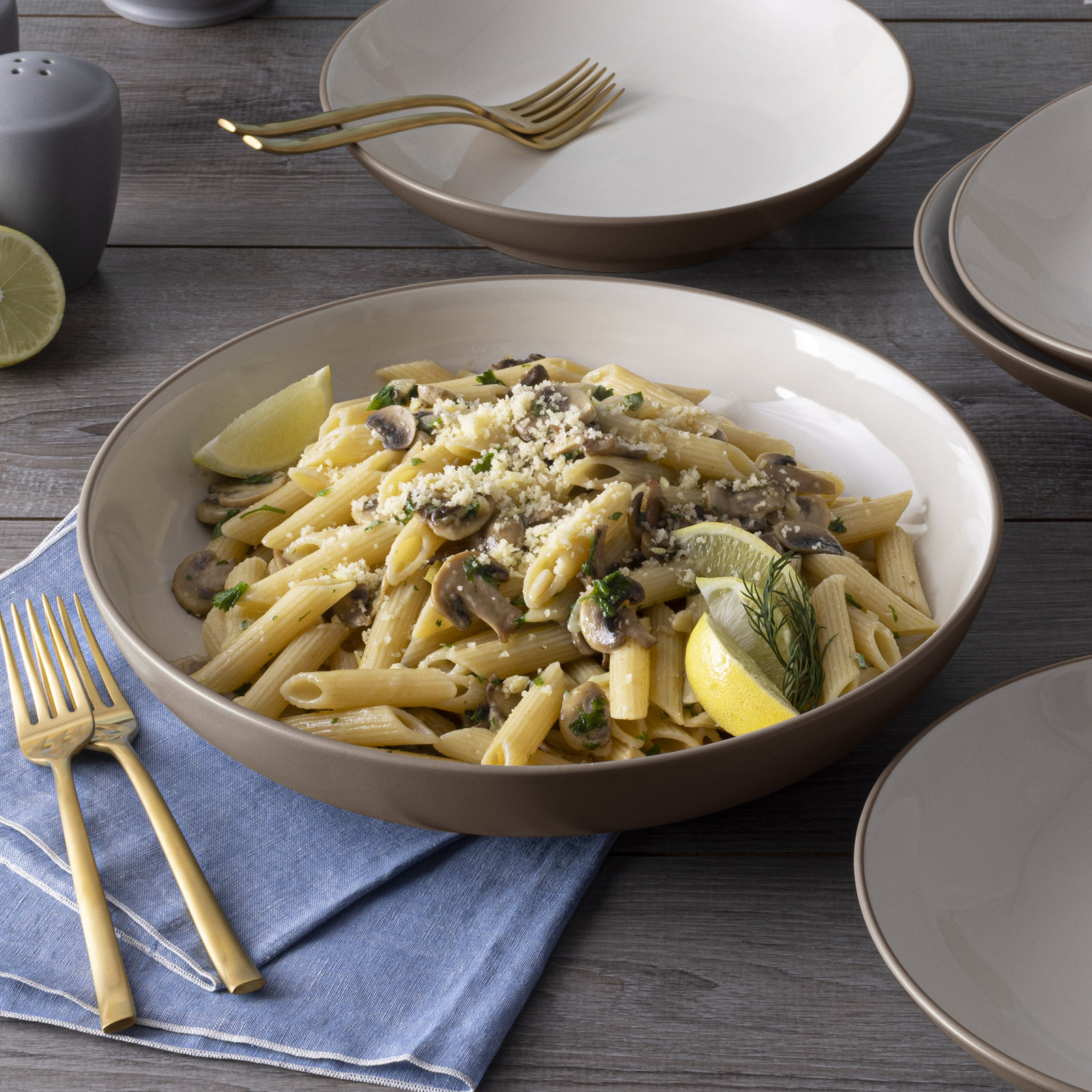 Noritake Colorwave Pasta Serving Bowl, 12", 89-1/2 OZ., Chocolate
