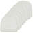 Klear Vu The Gripper Non Slip Chair Cushions, Soft & Comfortable Seat Pads, for Kitchen, Dining or Office, Fleece White, Set of 8
