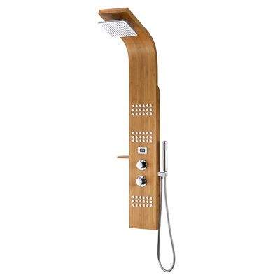 Crane Series 60'' Shower Panel with Adjustable Shower Head