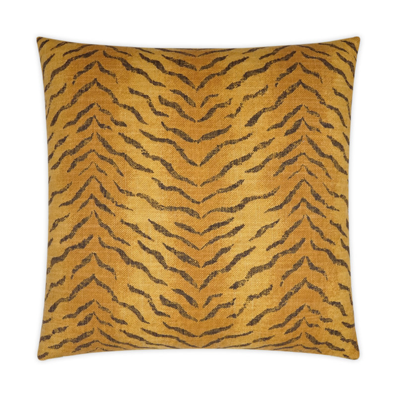Ruolan Pillow Cover & Insert, Saffron, Square 24"