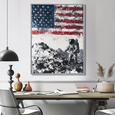 Abstrait Apollo 13 Mission Moon Conquest III - lune, art mural