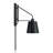 Alden Steel Plug-in Swing Arm Sconce-94393095