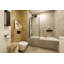 LAVANDA Metal Floating Shelf with Towel Bar-1312552811-1312552810