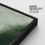 Grande art mural encadré sur toile - Abstrait minimaliste vert 60 "x 30"-1902729766-1902729769