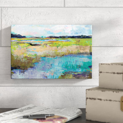 "At Peace" par Jeanette Vertentes, peinture sur toile