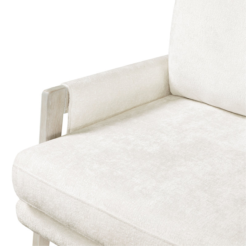 Chaise d'appoint Modern Home, Crème