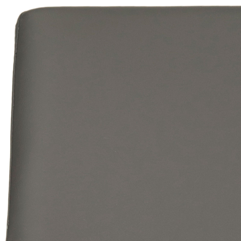 20'' H Metal Armchair, Dark Gray Velvet