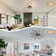 36'' 5 - Blade Dimmable LED Ceiling Fan with Remote Control and APP