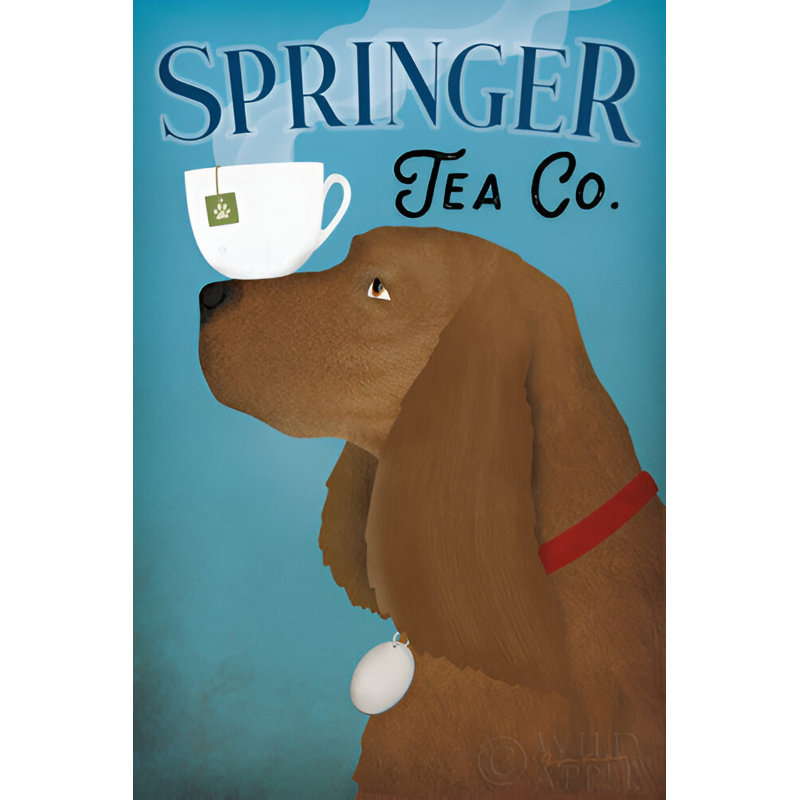 "Brown Springer Tea Co" par Ryan Fowler, reproduction d'art sur toile tendue, H 24 po x l 36 po