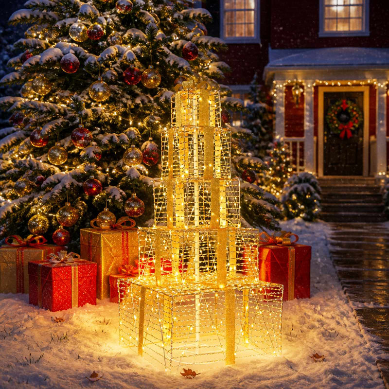 56cm String Lights, Gold PET