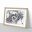 Albert Einstein Graffiti in Abstract - Picture Frame Drawing Print-55683188-55683193