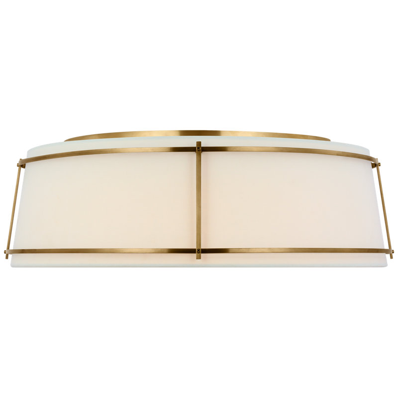 Callaway 1 - Light LED Flush Mount, Bronze, 6.5" H x 17.25" W x 17.25" D