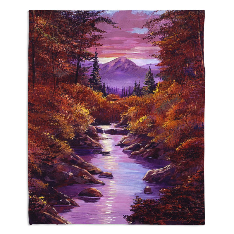 Hand Woven Throw Blanket, 68" x 80"