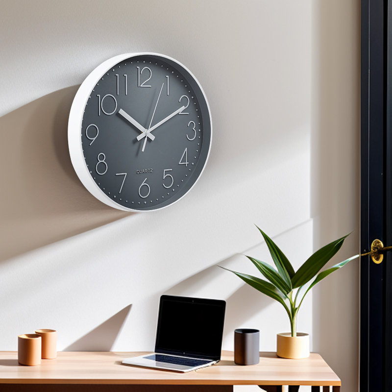 Navit Wall Clock, Grey