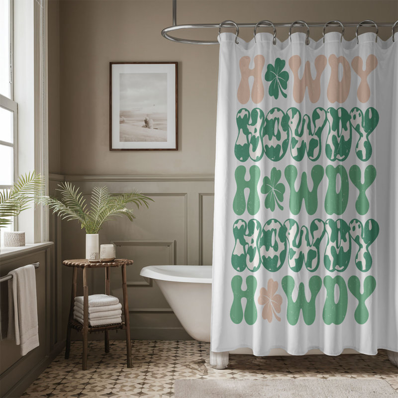 Maltine Shower Curtain, 74"H x 71"W