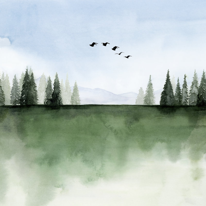 Forest's Edge I by Grace Popp - Wrapped Canvas Painting, 51cm H x 51cm W x 3.8cm D