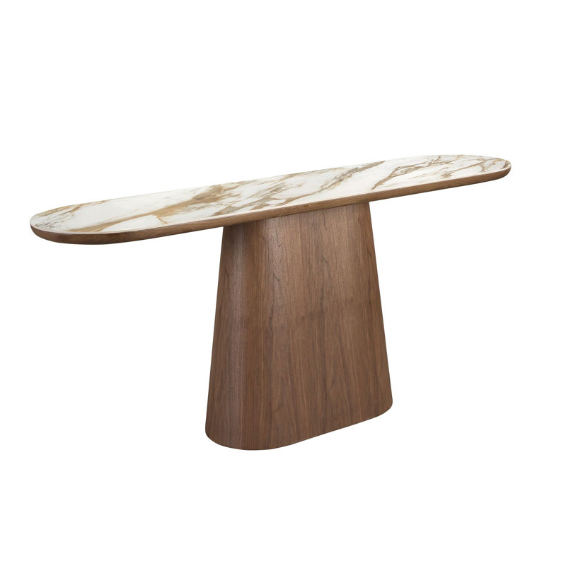 45cm Marble Top Console Table