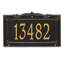 Signature Series 1-Line Wall Address Plaque-65567629-65567636-65567631