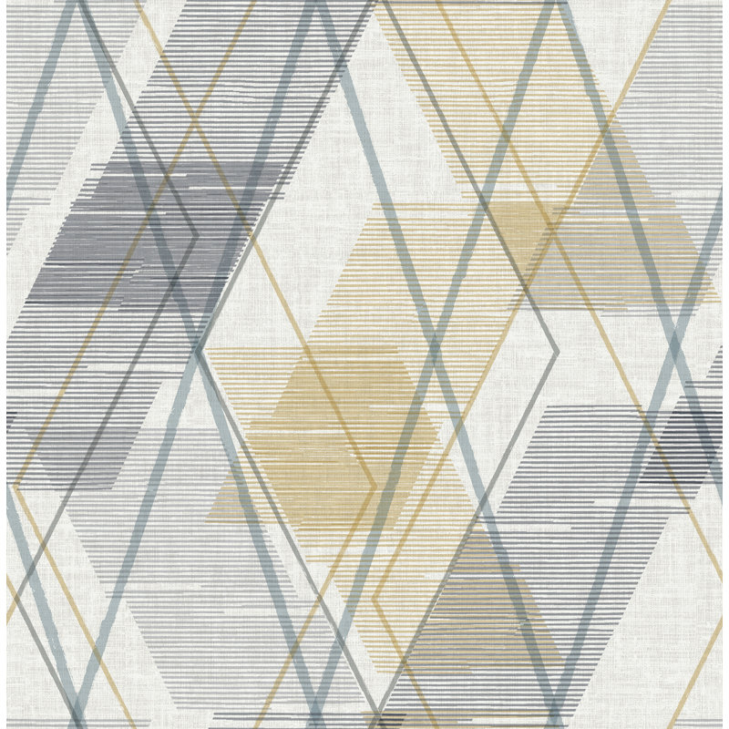 Rouleau de papier peint adhésif lisse L 18 pi x l 20,5 po Poorna, gris
