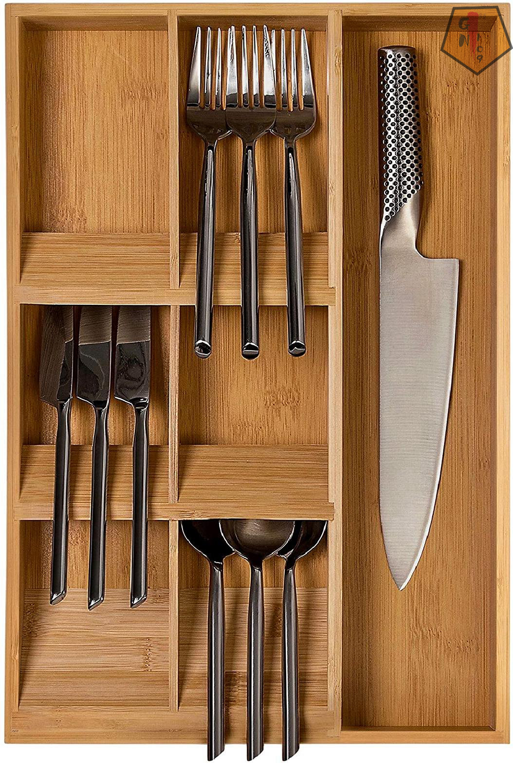 Kitchen Drawer Organizer Utensil Holder Cutlery Tray Dividers