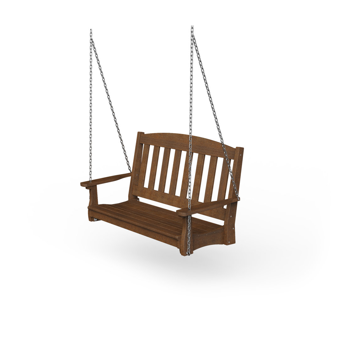 Alister Poly Garden Porch Swing YardCraft 