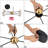 Neydi 12 - Light Wagon Wheel Shaded LED Chandelier