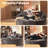 58.28" Wide Oversized Round Chaise Lounge Chair, Cloud Large Circle Chair With Plush Upholstered Modern Soft Big Single Couch, No Assembly Required-761278081