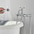 Floor Waterfall Faucet with Diverter