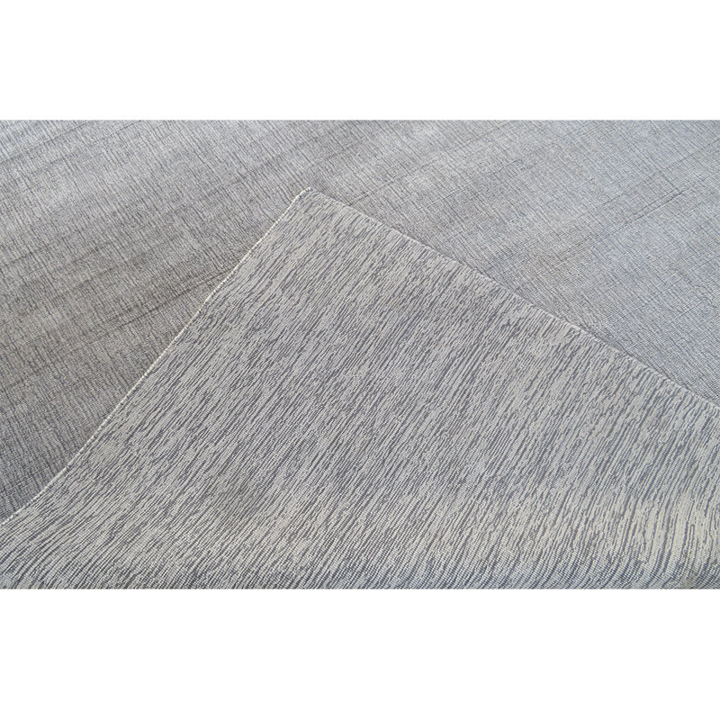Tencel Area Rug in Gray, Rectangle 2' x 3'
