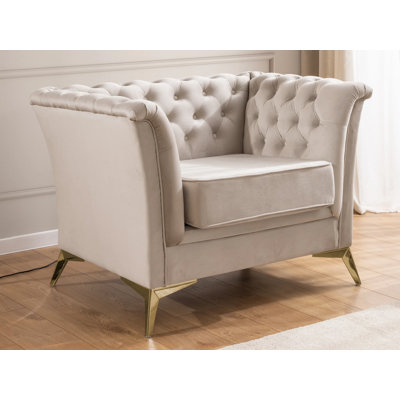 Whitby Velvet Chesterfield Chair