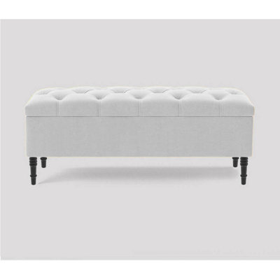 Swiss Tufted Footstool Ottoman